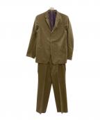 Needlesニードルズ）の古着「チェックセットアップ/ニードルズ」｜ベージュ