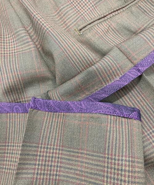 Needles（ニードルズ）Needles (ニードルズ) チェックセットアップ/ニードルズ ベージュ サイズ:Sの古着・服飾アイテム