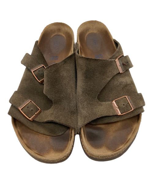 BIRKENSTOCK（ビルケンシュトック）BIRKENSTOCK (ビルケンシュトック) チューリッヒレザーサンダル/ビルケンシュトック ブラウン サイズ:26.5cmの古着・服飾アイテム