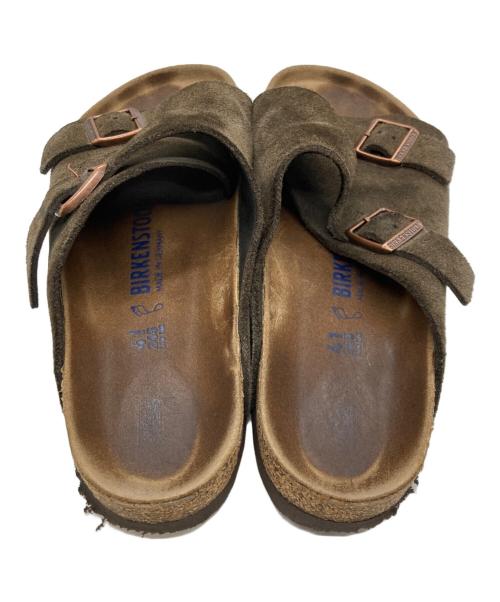 BIRKENSTOCK（ビルケンシュトック）BIRKENSTOCK (ビルケンシュトック) チューリッヒレザーサンダル/ビルケンシュトック ブラウン サイズ:26.5cmの古着・服飾アイテム
