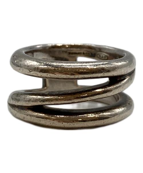 TIFFANY & Co.（ティファニー アンド コー）TIFFANY & Co. (ティファニー) ダイアゴナルリング silver サイズ:-の古着・服飾アイテム