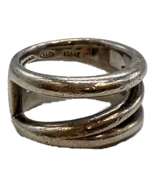 TIFFANY & Co.（ティファニー アンド コー）TIFFANY & Co. (ティファニー) ダイアゴナルリング silver サイズ:-の古着・服飾アイテム