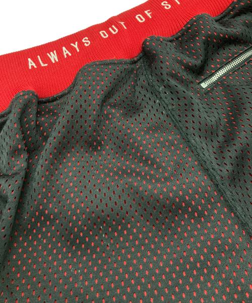 always out of stock（オールウェイズ アウト オブ ストック）always out of stock (オールウェイズ アウト オブ ストック) バスケットハーフパンツ/オールウェイズ アウト オブ ストック レッド×ブラック サイズ:Lの古着・服飾アイテム
