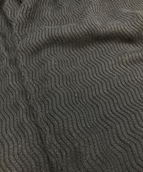 EMPORIO ARMANI（エンポリオ アルマーニ）EMPORIO ARMANI (エンポリオアルマーニ) ワッフルニット/エンポリオアルマーニ/M1M33M M133M ブラック サイズ:52の古着・服飾アイテム