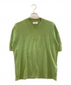 STONE ISLANDストーンアイランド）の古着「半袖ニット/ストーンアイランド/7615556EA」｜グリーン