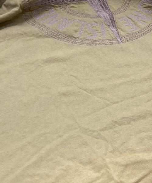 STONE ISLAND（ストーンアイランド）STONE ISLAND (ストーンアイランド) STITCHES THREE' EMBROIDERY Tシャツ/ストーンアイランド/781521580 ベージュ サイズ:XLの古着・服飾アイテム