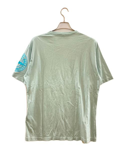 STONE ISLAND（ストーンアイランド）STONE ISLAND (ストーンアイランド) STITCHES LOGO ONE SLEEVE TEE/ストーンアイランド/781521578 グリーン サイズ:XLの古着・服飾アイテム