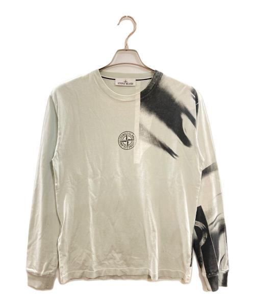 STONE ISLAND（ストーンアイランド）STONE ISLAND (ストーンアイランド) ロングスリーブTシャツ/ストーンアイランド/77152ML89 グレー サイズ:Mの古着・服飾アイテム