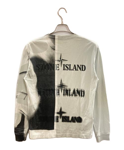 STONE ISLAND（ストーンアイランド）STONE ISLAND (ストーンアイランド) ロングスリーブTシャツ/ストーンアイランド/77152ML89 グレー サイズ:Mの古着・服飾アイテム