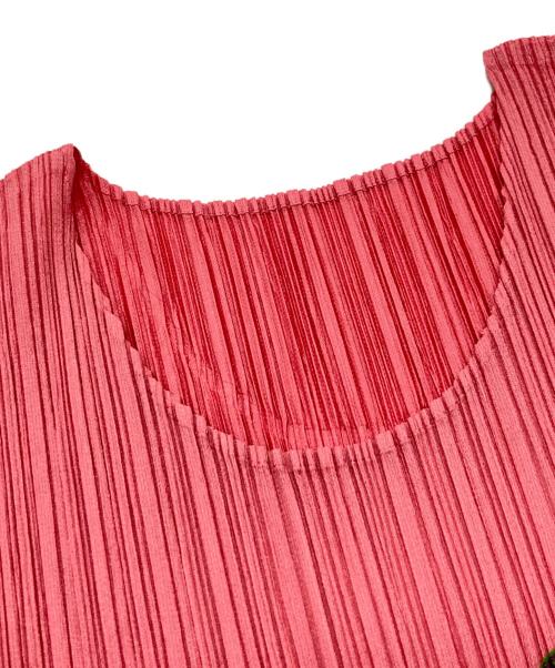 PLEATS PLEASE（プリーツプリーズ）PLEATS PLEASE (プリーツプリーズ) プリーツブラウス/プリーツプリーズ/PP91-JK573/モンステラ ピンク サイズ:Ｌの古着・服飾アイテム