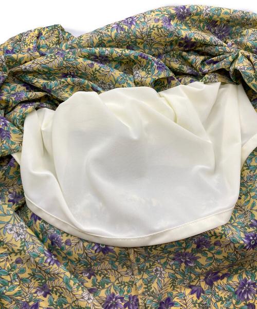 OBLI（オブリ）OBLI (オブリ) 総柄ワンピース/オブリ イエロー×パープル サイズ:Mの古着・服飾アイテム