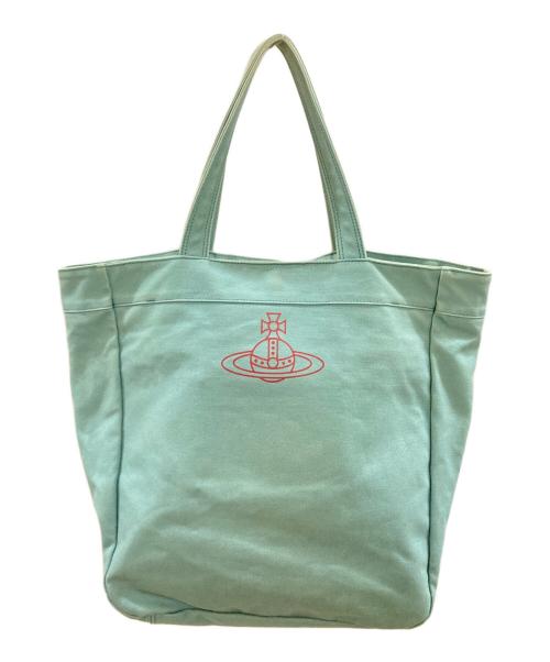 Vivienne Westwood（ヴィヴィアンウエストウッド）Vivienne Westwood (ヴィヴィアンウエストウッド) クライメイトレボリューションベア/トートバッグ/ヴィヴィアンウエストウッド グリーンの古着・服飾アイテム