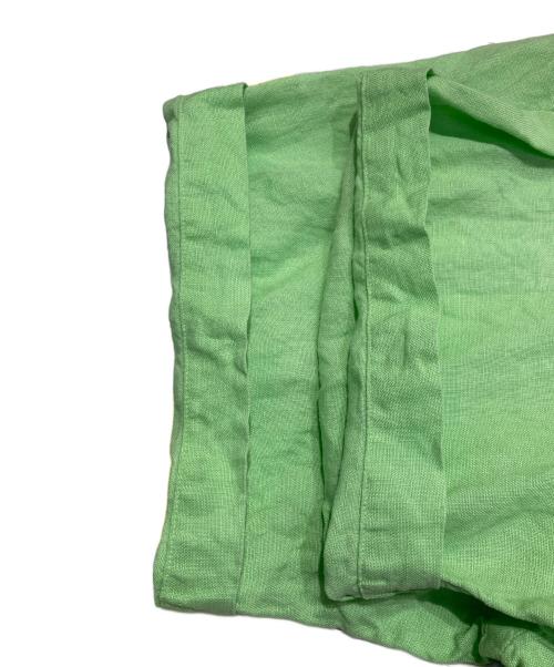 RALPH LAUREN（ラルフローレン）RALPH LAUREN (ラルフローレン) ボタンダウン半袖リネンシャツ/ラルフローレン グリーン サイズ:Lの古着・服飾アイテム