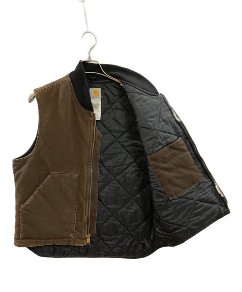 CarHartt（カーハート）CarHartt (カーハート) ダックベスト/カーハート/V02 DKB ブラウン サイズ:Ｌの古着・服飾アイテム