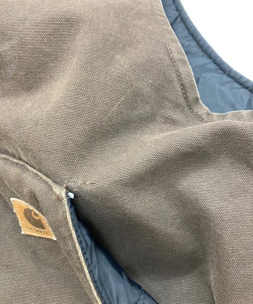 CarHartt（カーハート）CarHartt (カーハート) ダックベスト/カーハート/V02 DKB ブラウン サイズ:Ｌの古着・服飾アイテム