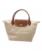 LONGCHAMPロンシャン）の古着「ル プリアージュ オリジナル S トップハンドル バッグ/ロンシャン/L1621089P71」｜アイボリー