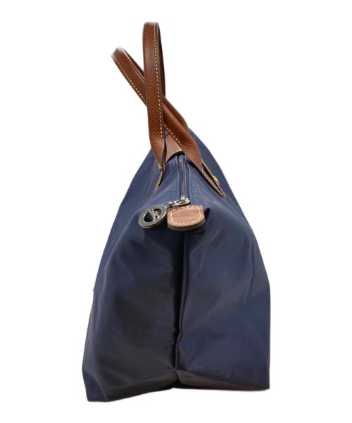 LONGCHAMP（ロンシャン）LONGCHAMP (ロンシャン) プリアージュ オリジナル M トップハンドルバッグ ネイビーの古着・服飾アイテム
