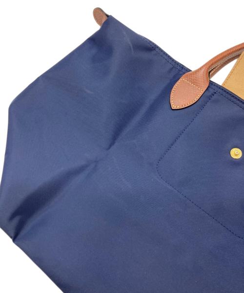 LONGCHAMP（ロンシャン）LONGCHAMP (ロンシャン) プリアージュ オリジナル M トップハンドルバッグ ネイビーの古着・服飾アイテム