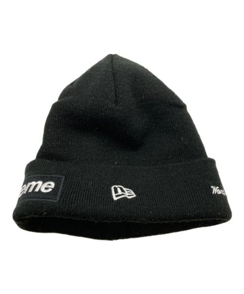 SUPREME（シュプリーム）SUPREME (シュプリーム) New Era (ニューエラ) BOXロゴニットキャップ/シュプリーム/ニューエラ ブラックの古着・服飾アイテム