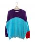 DAIRIKU（ダイリク）の古着「NANA Mohair Knit/ダイリク/22SS K-1」｜ブルー×パープル