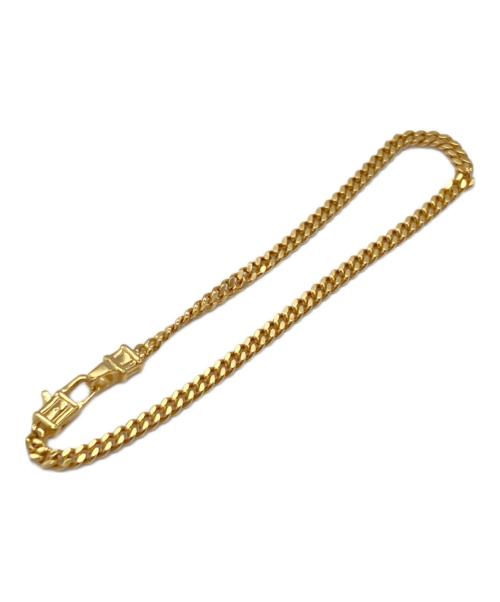 TOM WOOD（トムウッド）TOM WOOD (トムウッド) Curb Bracelet M Goldの古着・服飾アイテム