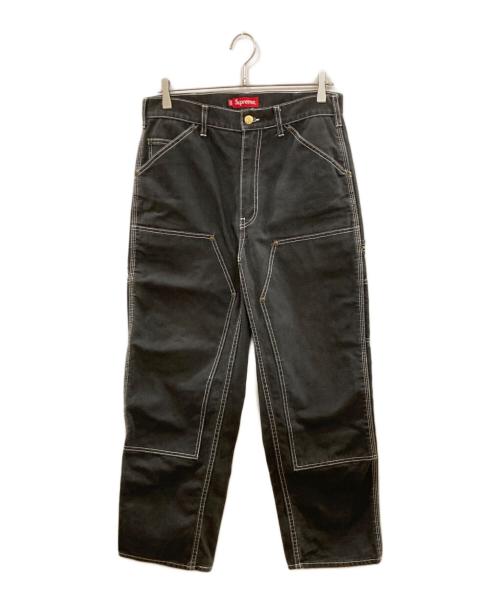 SUPREME（シュプリーム）SUPREME (シュプリーム) Double Knee Canvas Painter Pant ブラック サイズ:30の古着・服飾アイテム