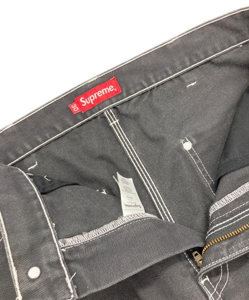 SUPREME（シュプリーム）SUPREME (シュプリーム) Double Knee Canvas Painter Pant ブラック サイズ:30の古着・服飾アイテム