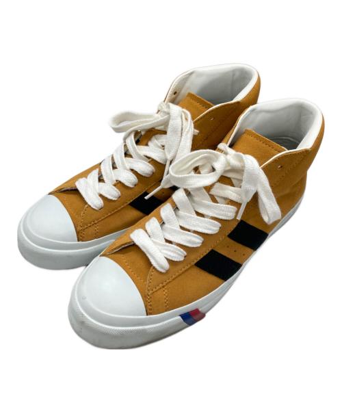 PRO-Keds（プロケッズ）PRO-Keds (プロケッズ) Royal Plus Suede HI マスタード サイズ:9.5の古着・服飾アイテム