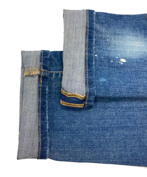 DSQUARED2（ディースクエアード）DSQUARED2 (ディースクエアード) ダメージ加工デニムパンツ/S71LB0720 S30664/ディースクエアード インディゴ サイズ:50の古着・服飾アイテム