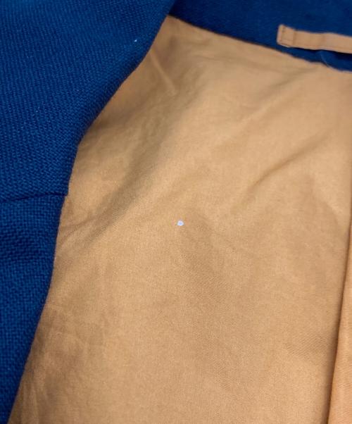 TOMORROW LAND（トゥモローランド）TOMORROW LAND (トゥモローランド) ウールホップサック 段返り3Bビッグブレザージャケット ネイビー サイズ:Sの古着・服飾アイテム