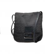 FENDIフェンディ）の古着「ズッキーノショルダーバッグ/フェンディ/2362 8BT075 JQ5 049」｜ブラック