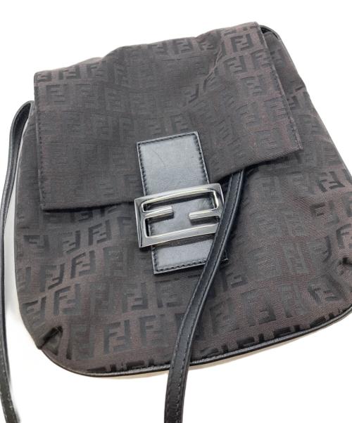 FENDI（フェンディ）FENDI (フェンディ) ズッキーノショルダーバッグ/フェンディ/2362 8BT075 JQ5 049 ブラックの古着・服飾アイテム