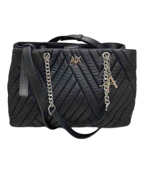 ARMANI EXCHANGE（アルマーニ エクスチェンジ）ARMANI EXCHANGE (アルマーニ エクスチェンジ) ハンドバッグ/アルマーニ エクスチェンジ ブラックの古着・服飾アイテム