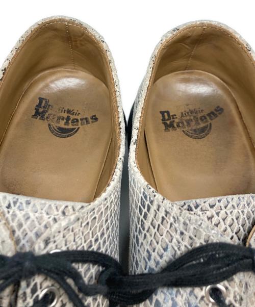 Dr.Martens（ドクターマーチン）Dr.Martens (ドクターマーチン) パイソン柄5ホールシューズ ホワイト サイズ:UK9の古着・服飾アイテム