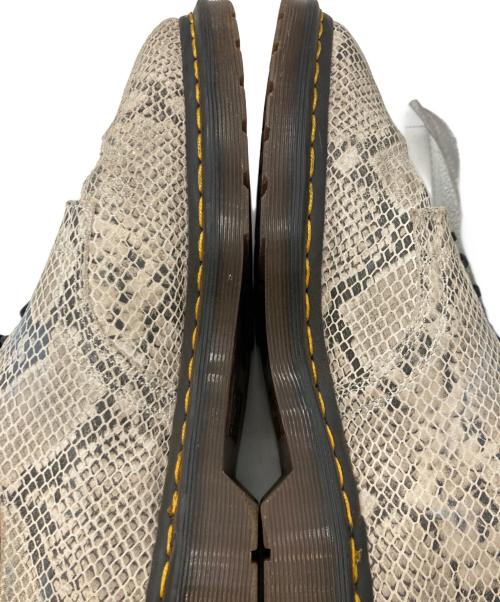 Dr.Martens（ドクターマーチン）Dr.Martens (ドクターマーチン) パイソン柄5ホールシューズ ホワイト サイズ:UK9の古着・服飾アイテム