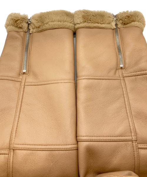 jouetie（ジュエティ）jouetie (ジュエティ) シングルライダースジャケット　082050000401-01　ジュエティ　 ベージュ サイズ:Ｍの古着・服飾アイテム