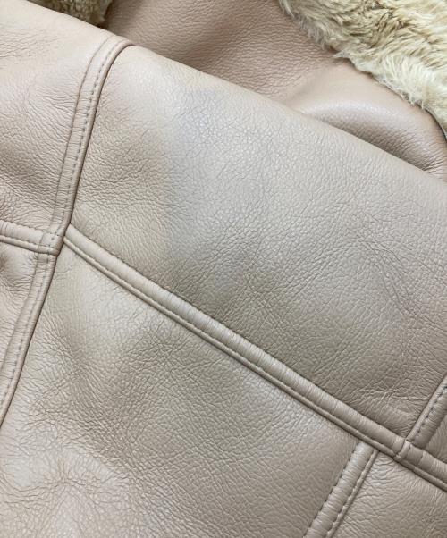 jouetie（ジュエティ）jouetie (ジュエティ) シングルライダースジャケット　082050000401-01　ジュエティ　 ベージュ サイズ:Ｍの古着・服飾アイテム