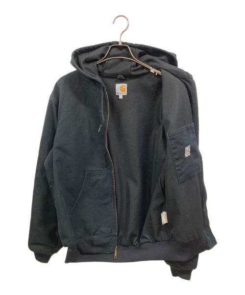 CarHartt（カーハート）CarHartt (カーハート) アクティブパーカー/フーデッドジャケット/カーハート/J131 BLK/made in USA  ブラック サイズ:Ｍの古着・服飾アイテム
