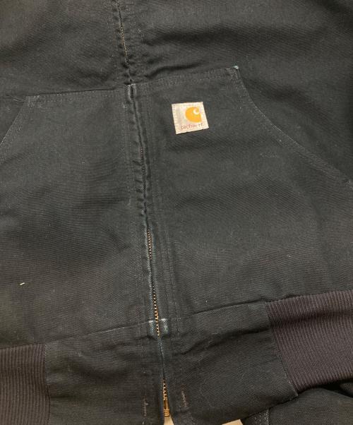CarHartt（カーハート）CarHartt (カーハート) アクティブパーカー/フーデッドジャケット/カーハート/J131 BLK/made in USA  ブラック サイズ:Ｍの古着・服飾アイテム