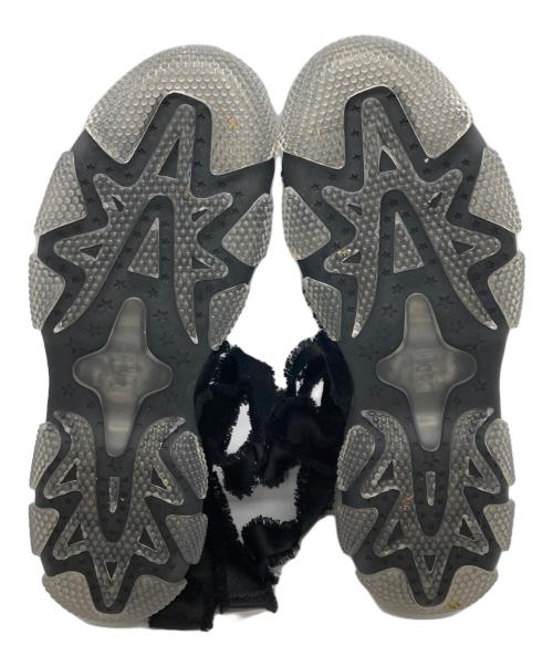 RED VALENTINO（レッドヴァレンティノ）RED VALENTINO (レッドヴァレンティノ) ハイカット グラムラン リボンスニーカー/レッドヴァレンティノ/UQ2S0B89 ブラック サイズ:36の古着・服飾アイテム