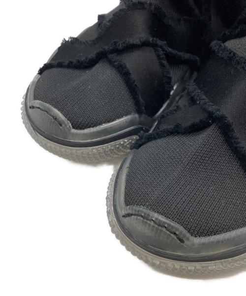 RED VALENTINO（レッドヴァレンティノ）RED VALENTINO (レッドヴァレンティノ) ハイカット グラムラン リボンスニーカー/レッドヴァレンティノ/UQ2S0B89 ブラック サイズ:36の古着・服飾アイテム