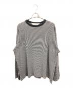 NONSAPIENSノンサピエンス）の古着「Narrow Border L/S Tee　ノンサピエンス」｜ブラック