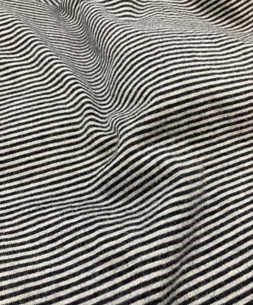 NONSAPIENS（ノンサピエンス）nonsapiens (ノンサピエンス) Narrow Border L/S Tee　ノンサピエンス ブラック サイズ:Ｍの古着・服飾アイテム