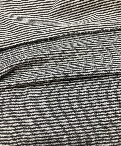 NONSAPIENS（ノンサピエンス）nonsapiens (ノンサピエンス) Narrow Border L/S Tee　ノンサピエンス ブラック サイズ:Ｍの古着・服飾アイテム