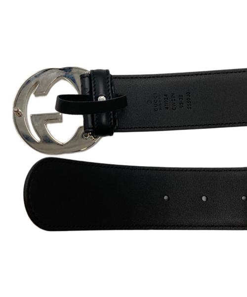 GUCCI（グッチ）GUCCI (グッチ) インターロッキングG バックル付き ベルト/グッチ/411924/525040 ブラックの古着・服飾アイテム