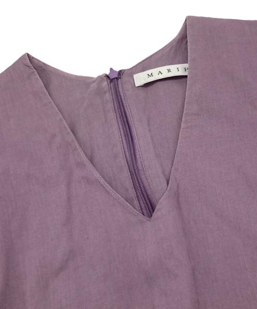 MARIHA（マリハ）MARIHA (マリハ) ノースリーブワンピース/マリハ パープル サイズ:Freeの古着・服飾アイテム