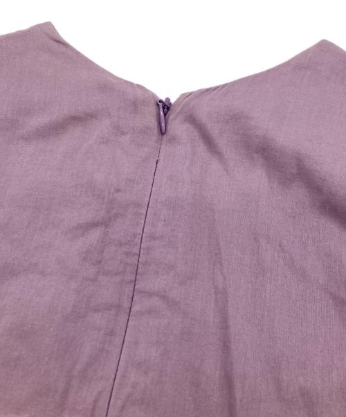 MARIHA（マリハ）MARIHA (マリハ) ノースリーブワンピース/マリハ パープル サイズ:Freeの古着・服飾アイテム
