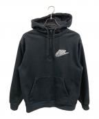 NIKE×SUPREMEナイキ×シュプリーム）の古着「Half Zip Hooded Sweatshirt/ナイキ/シュプリーム/DB2842-010」｜ブラック