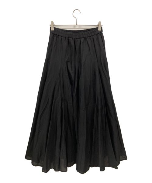 mizuiro-ind（ミズイロインド）mizuiro-ind (ミズイロインド) ボリュームフレアスカート/ミズイロインド/3-260010 ブラック サイズ:Freeの古着・服飾アイテム