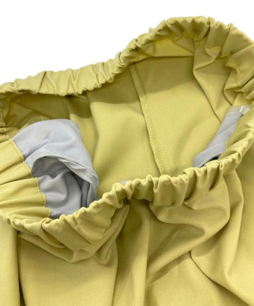 MARECHAL TERRE（マルシャルテル）MARECHAL TERRE (マルシャルテル) ダブルクロス アシンメトリー ワイド フレア パンツ/マルシャルテル/ZMT251PT009 グリーン サイズ:2の古着・服飾アイテム